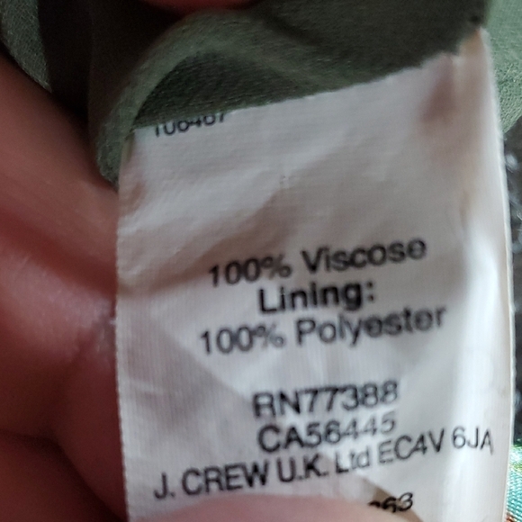 J. Crew Green and Blue Sleeveless Halter Midi Dress - Picture 8 of 9